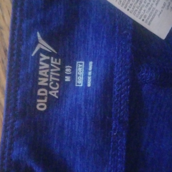 Old Navy dark purple and light purple Capri tights kids - Picture 2 of 5